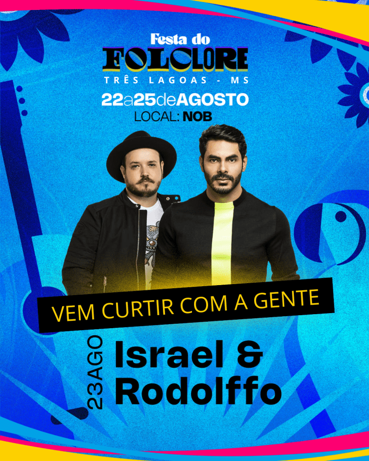 VEM AÍ! 34ª Festa do Folclore de Três Lagoas; confira a programação