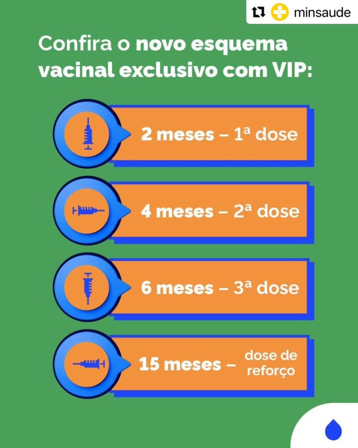 Assim como em todo o país, TL anuncia o fim do uso da gotinha contra pólio e iniciará novo esquema vacinal