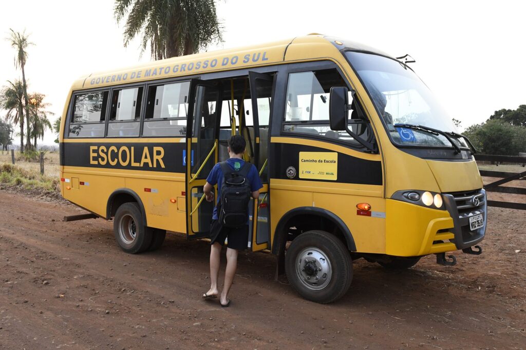 Com ação integrada, programa de monitoramento do transporte escolar beneficia alunos em 78 municípios de MS