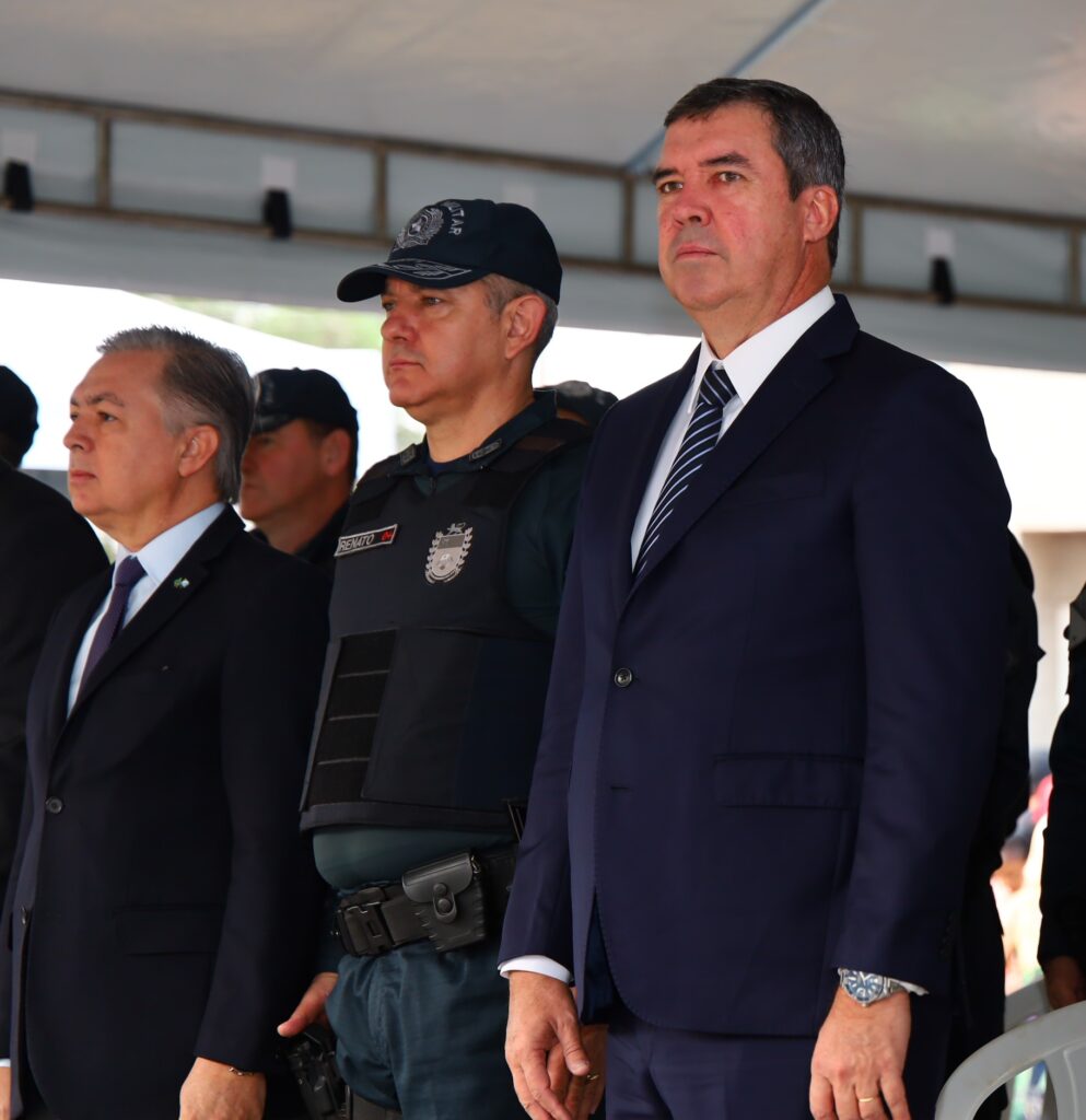 Delegado-Geral da Polícia Civil prestigia solenidade de formatura de 479 novos soldados da Polícia Militar em Campo Grande