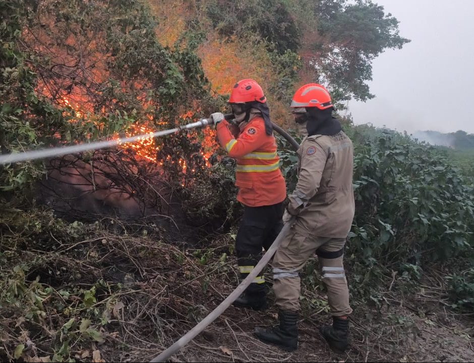 Bombeiros atuam no controle de incêndios florestais em MS e ribeirinhos serão atendidos em ação humanitária