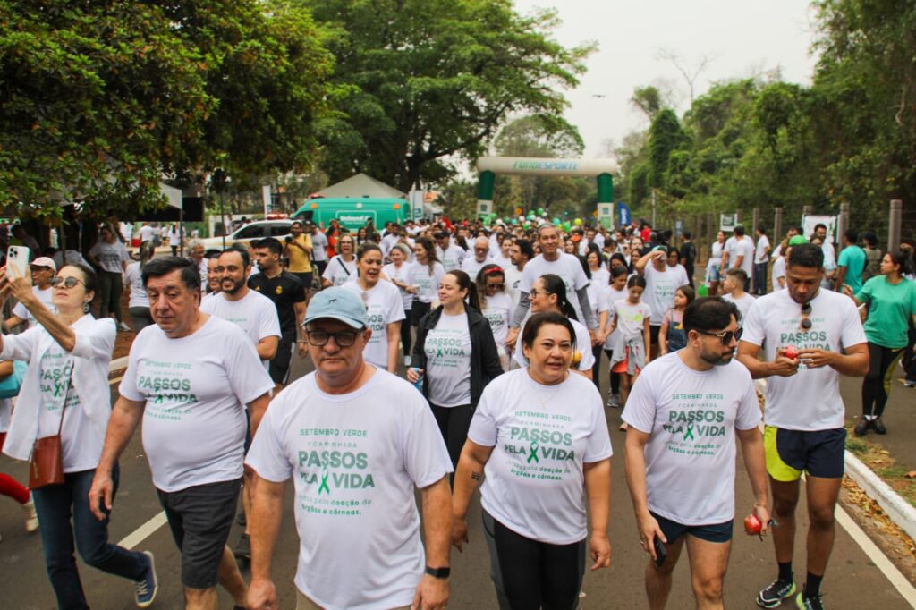 Em caminhada “Passos pela Vida”, famílias de MS dizem sim para doação de órgãos