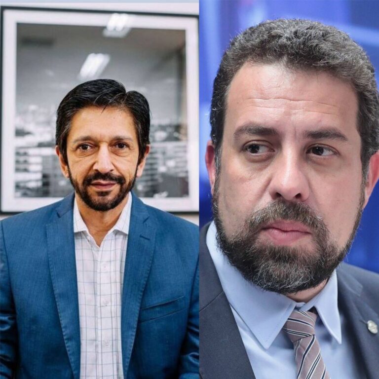 ELEIÇÕES 2024 Ricardo Nunes (MDB) e Guilherme Boulos (PSOL) disputam a