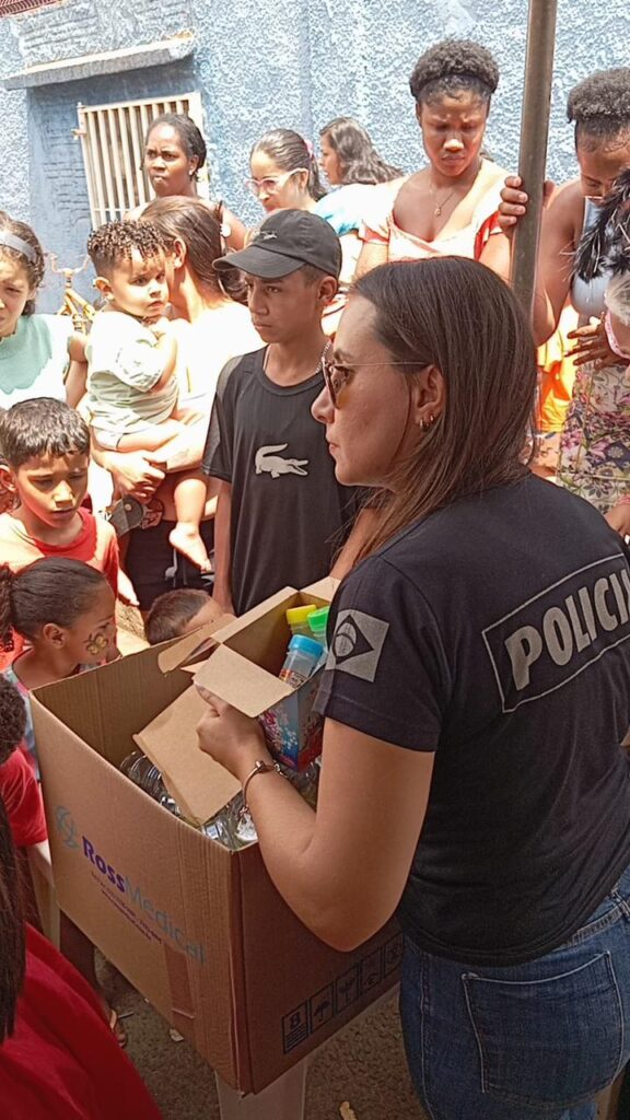 Em Três Lagoas, policiais civis participam de evento em comemoração ao Dia das Crianças