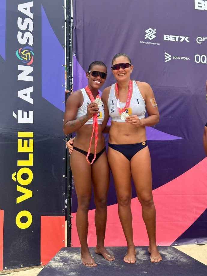 Aninha é vice-campeã da 9ª Etapa do Aberto do Circuito Brasileiro de Vôlei de Praia, em Natal