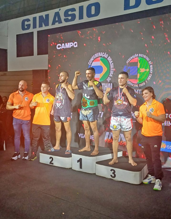 Três Lagoas conquista ouro e bronze no Campeonato Brasileiro de Muay Thai