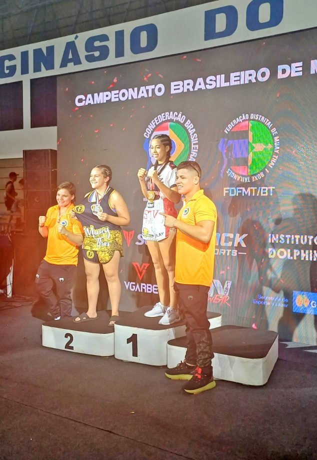 Três Lagoas conquista ouro e bronze no Campeonato Brasileiro de Muay Thai