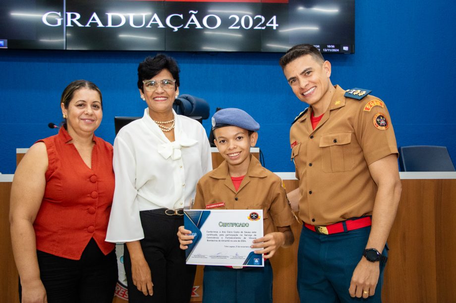 SMAS realiza graduação dos jovens do SCFV Bombeiros do Amanhã