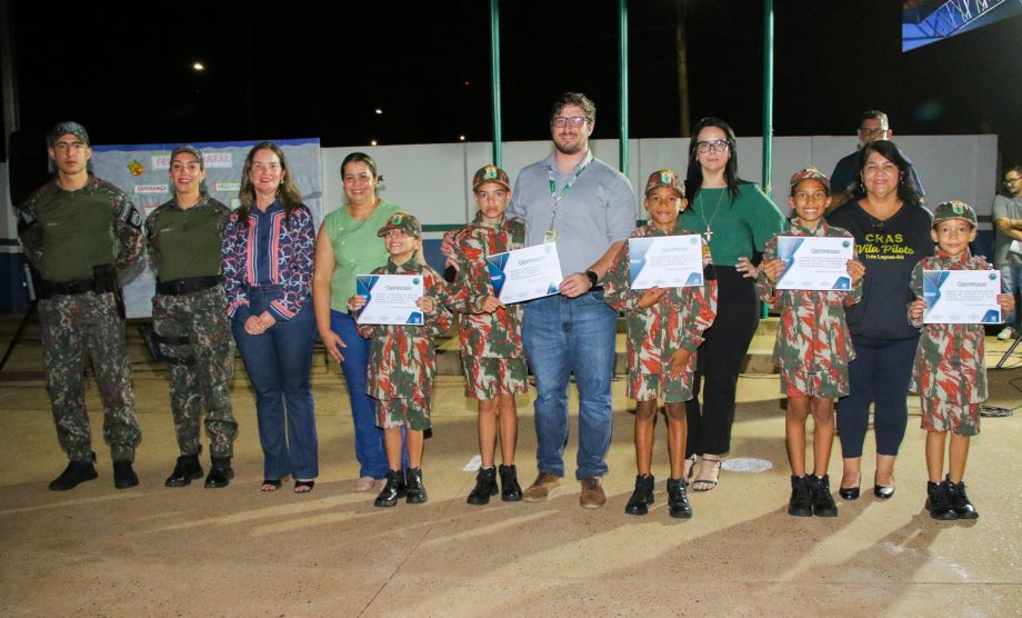 SMAS realiza formatura de crianças e adolescentes do Projeto Patrulha Florestinha em parceria com a Polícia Militar Ambiental