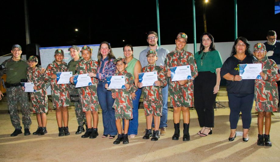 SMAS realiza formatura de crianças e adolescentes do Projeto Patrulha Florestinha em parceria com a Polícia Militar Ambiental