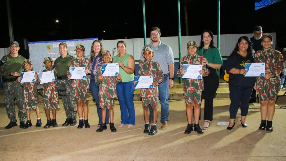 SMAS realiza formatura de crianças e adolescentes do Projeto Patrulha Florestinha em parceria com a Polícia Militar Ambiental