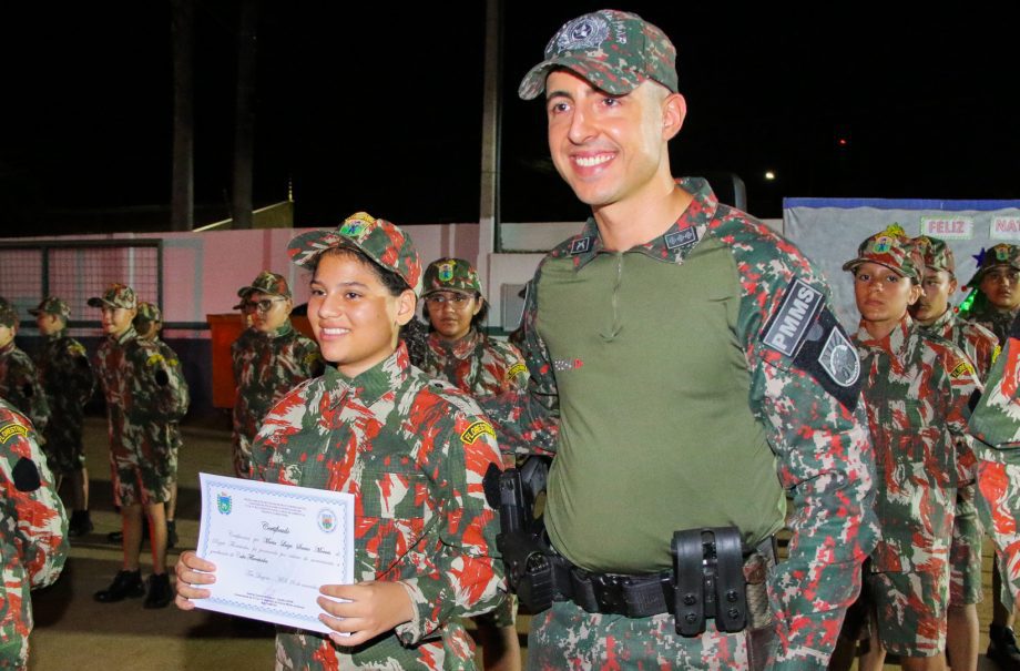 SMAS realiza formatura de crianças e adolescentes do Projeto Patrulha Florestinha em parceria com a Polícia Militar Ambiental