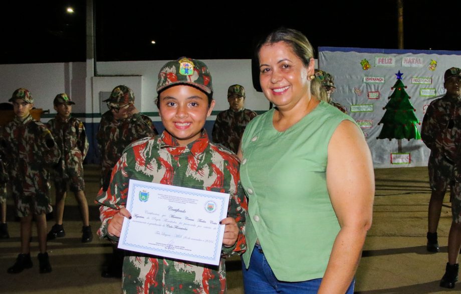 SMAS realiza formatura de crianças e adolescentes do Projeto Patrulha Florestinha em parceria com a Polícia Militar Ambiental