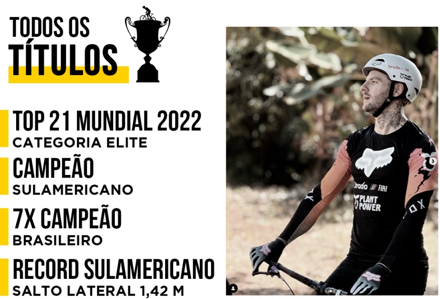 Perfil News traz campeão Sul-americano de Bike Trial para apresentação em Três Lagoas