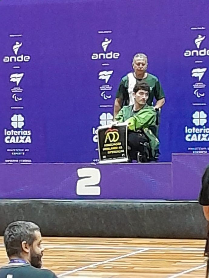 André Luís é vice-campeão brasileiro de Bocha na Categoria BC1