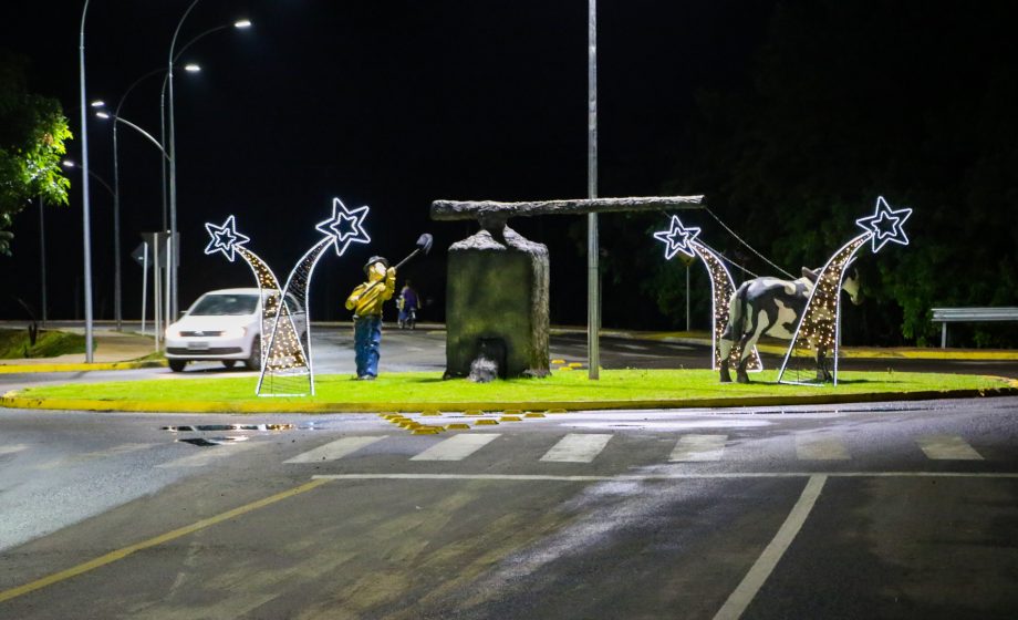 Avenida dos Oleiros, na segunda lagoa, recebe iluminação em LED