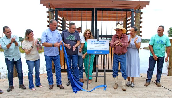 Guerreiro entrega Deck da Lagoa Maior, dois CRAS e anuncia mais 13 obras para Três Lagoas