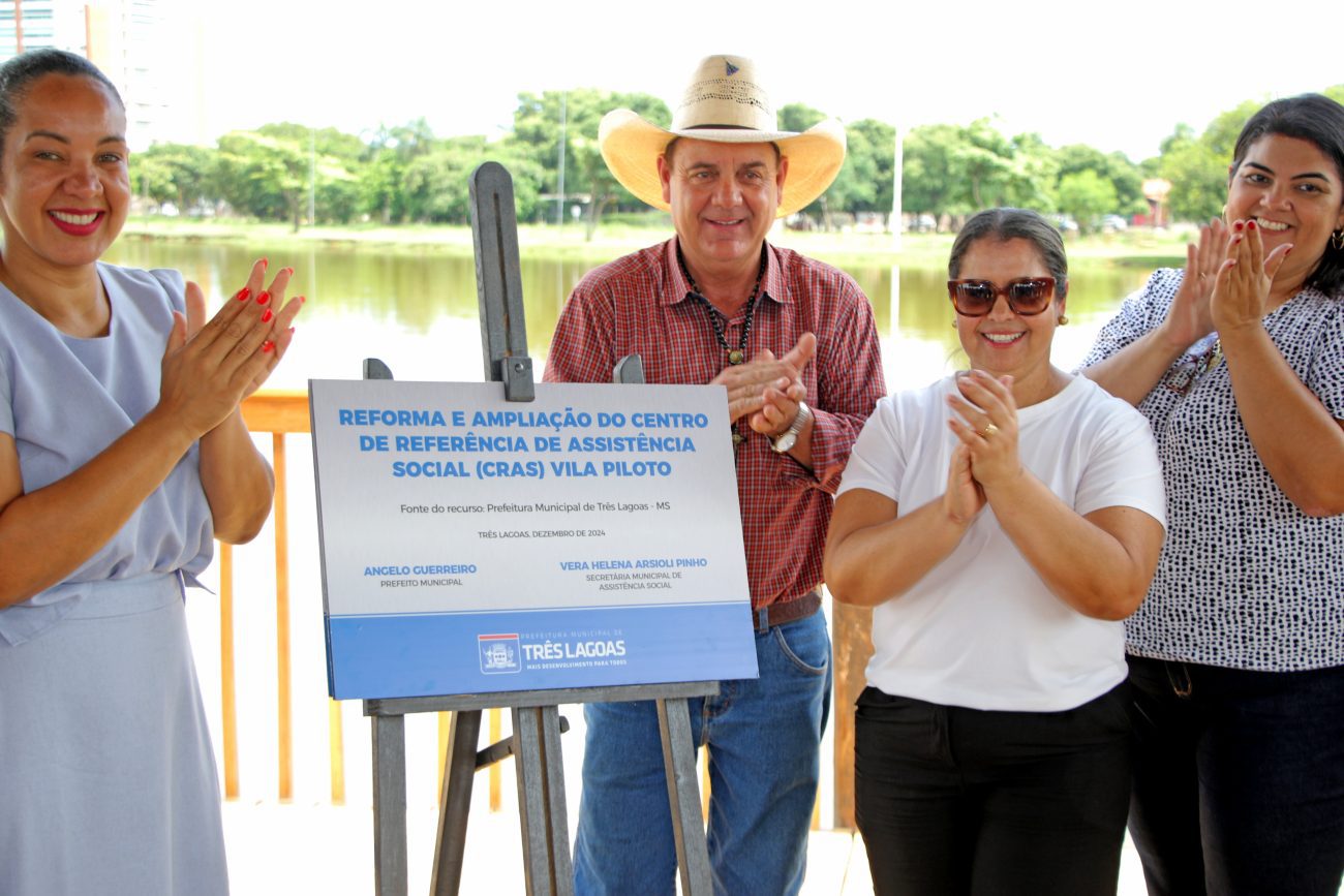 Guerreiro entrega Deck da Lagoa Maior, dois CRAS e anuncia mais 13 obras para Três Lagoas