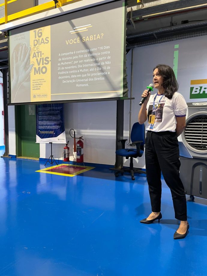 SMAS realiza palestra na Petrobras em alusão ao “Dia Nacional de Mobilização dos Homens pelo Fim da Violência Contra as Mulheres”