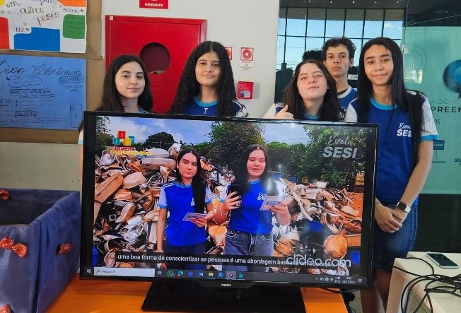 Alunos da Escola Sesi de Dourados produzem documentário sobre reciclagem