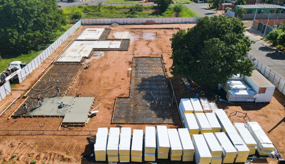 Novo CEI que está sendo construído pela Prefeitura atenderá bairro Mais Parque e região