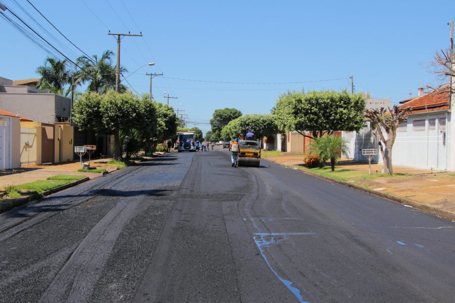 Bairro Santo André já está recebendo 2ª etapa de recapeamento das suas ruas