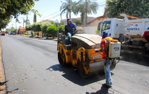 Bairro Santo André já está recebendo 2ª etapa de recapeamento das suas ruas