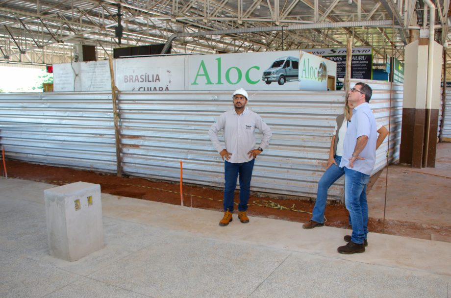 Veja como está a obra de reforma e ampliação do Terminal Rodoviário de Três Lagoas