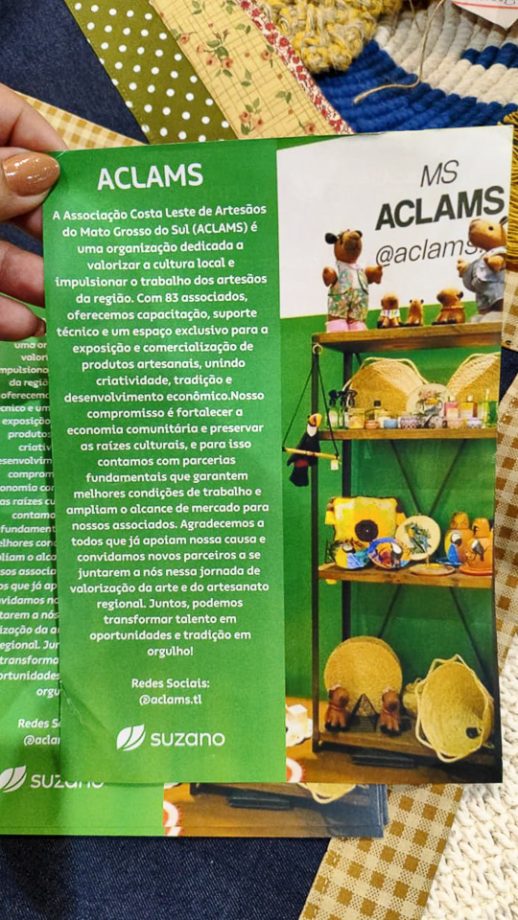 Três Lagoas marca presença na maior feira de artesanato da América Latina, ABCasa Fair 2025