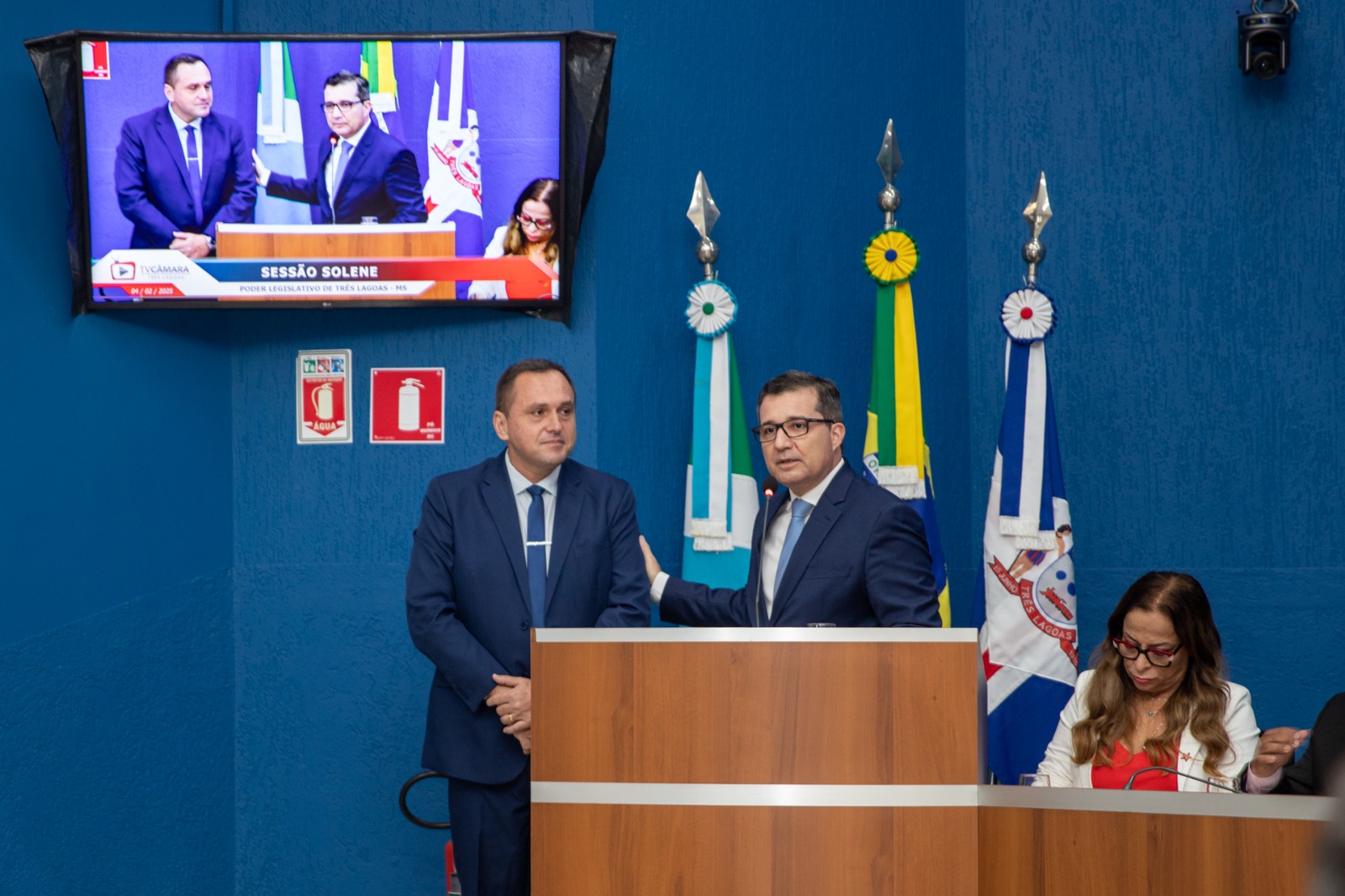 Câmara de Três Lagoas realiza sessão de abertura com mensagem do prefeito Cassiano Maia