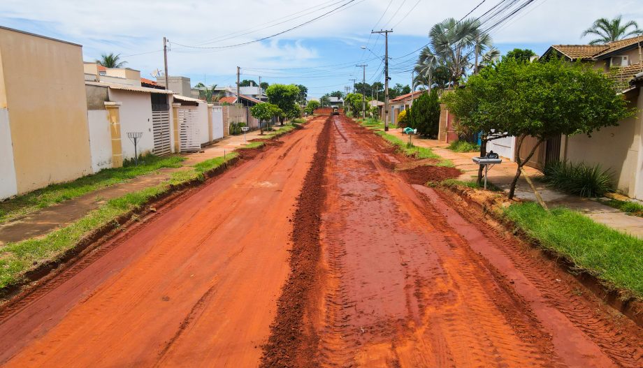 Prefeitura de Três Lagoas inicia obra de pavimentação no Jardim das Américas