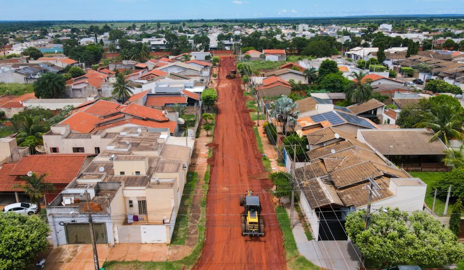 Prefeitura de Três Lagoas inicia obra de pavimentação no Jardim das Américas