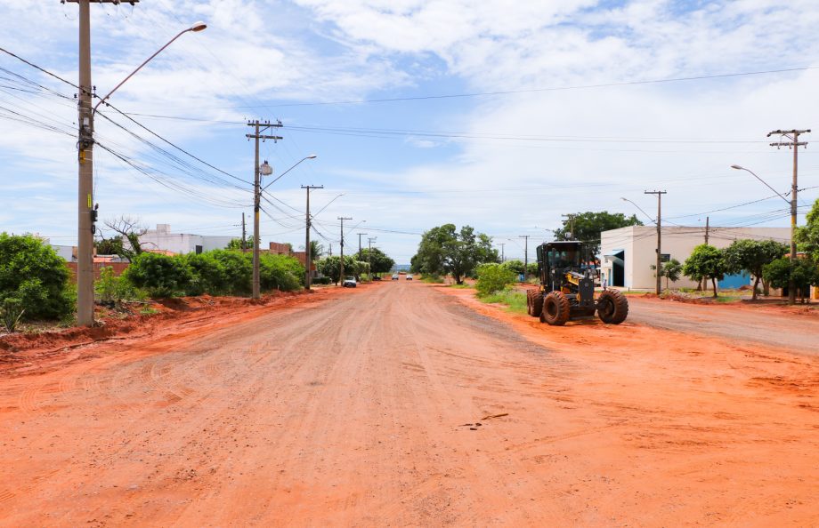 Prefeitura de Três Lagoas inicia obra de pavimentação no Jardim das Américas