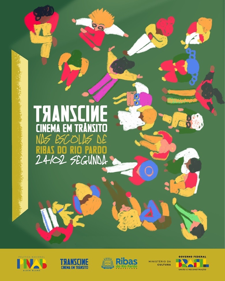 Transcine leva cinema itinerante às escolas de Ribas do Rio Pardo