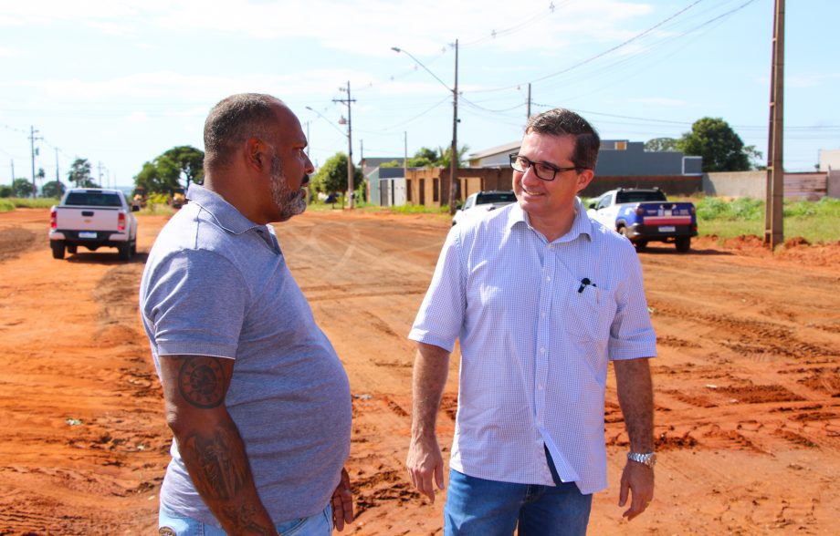 Prefeito Dr. Cassiano Maia acompanha andamento de obras em Três Lagoas