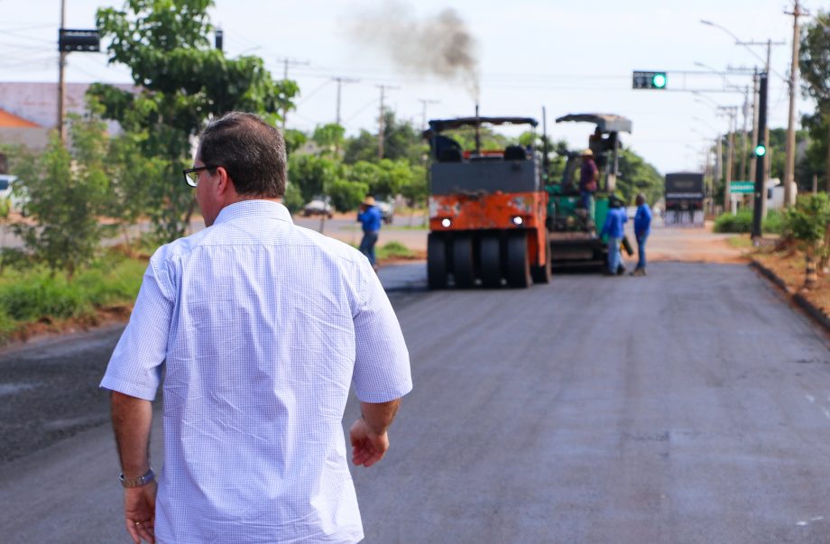 Prefeito Dr. Cassiano Maia acompanha andamento de obras em Três Lagoas