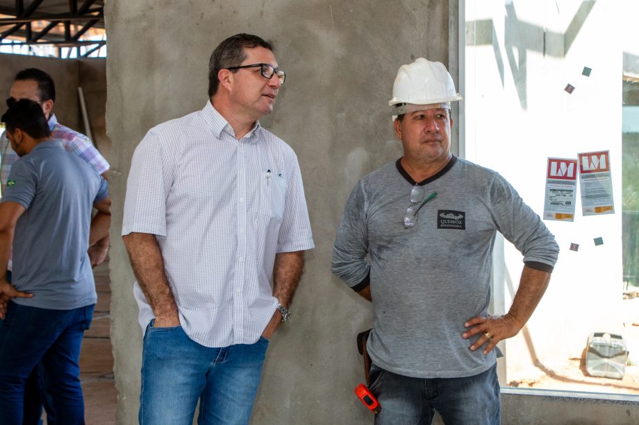 Prefeito Cassiano Maia visita obras da nova sede do Detran-MS em Três Lagoas