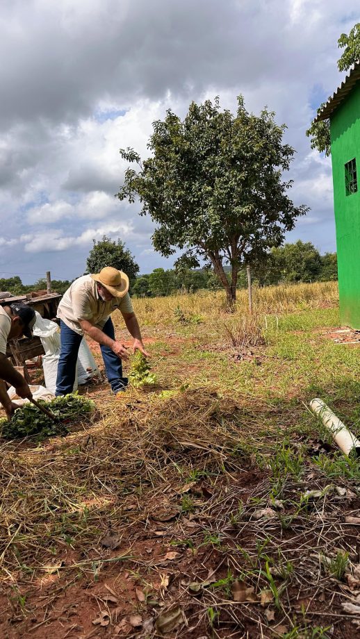 Curso sobre compostagem capacita agricultores do Assentamento Palmeira