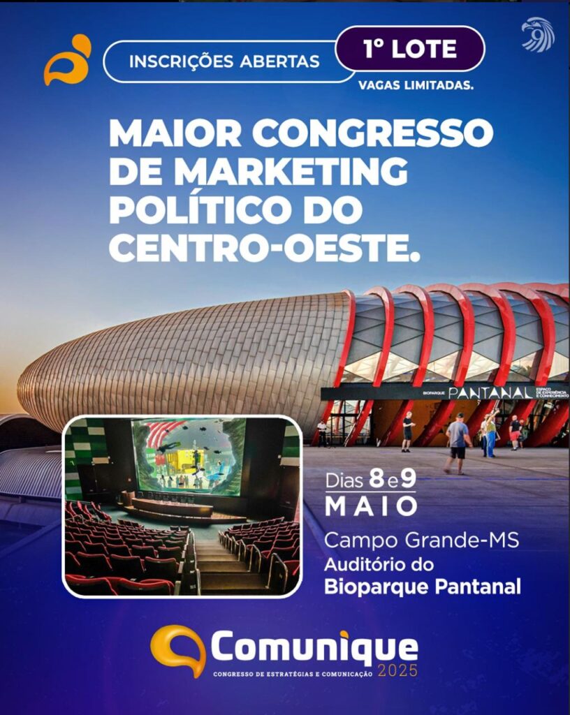 Comunique 2025: Maior evento de Marketing Político do Centro-Oeste acontece em maio