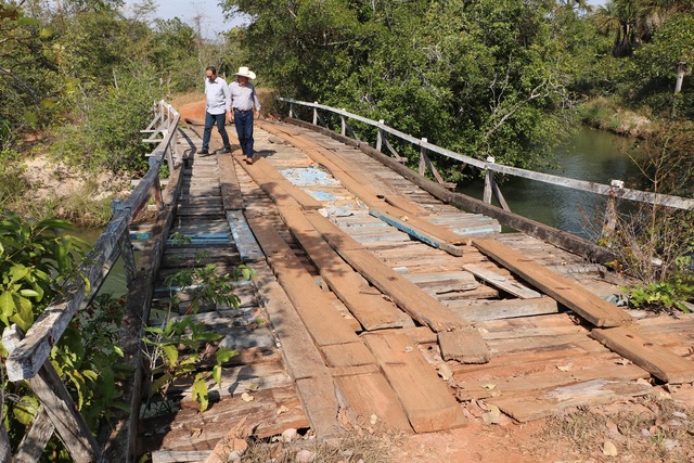 No total, são seis pontes novas, sendo que três já foram finalizadas, além de outras oito reformadas (Foto/Assessoria)