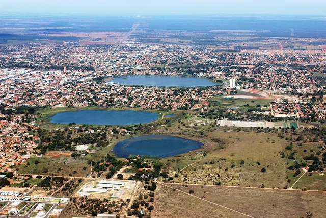 
Na foto vemos as Três Lagoas, que originou o nome da cidade que mais cresce no interior do Brasil (Foto: Sayuri Baez)
