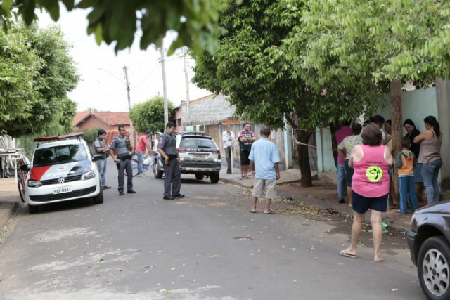 Assassinato aconteceu no bairro Castilho I, em Castilho. (Foto: Divulgação/Ricardo Peixoto/Portal Castilho).