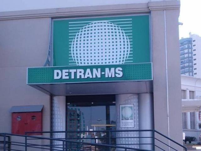 Fachada da agência do Detran no Shopping Campo Grande. (Foto: Divulgação/Detran-MS/Arquivo).
