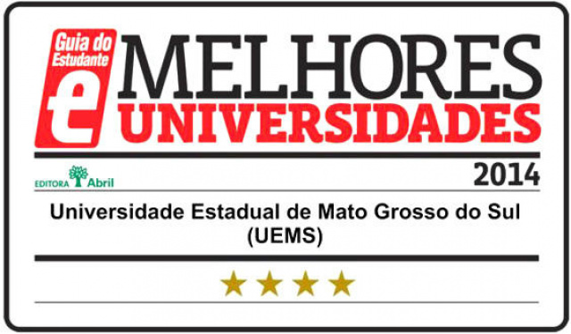 A UEMS foi recomendada mais uma vez pelo Guia do Estudante, da Editora Abril, e teve 17 cursos de graduação estrelados na avaliação de cursos superiores (Foto: Divulgação/Assecom)